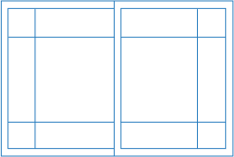 Line drawing of 64 Series Horizontal Sliding Perimeter Style Window
