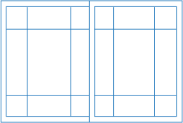 Line drawing of 64 Series Horizontal Sliding Prairie Style Window
